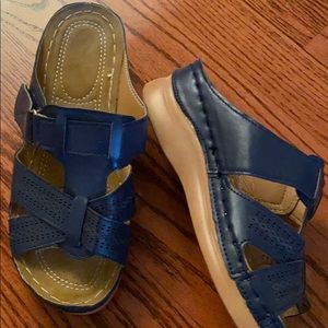 Sandals blue, w